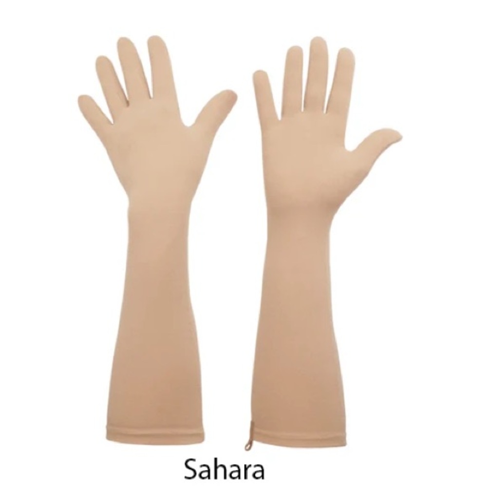 Foxgloves Long Gardening Gloves Elle - Sahara Tan